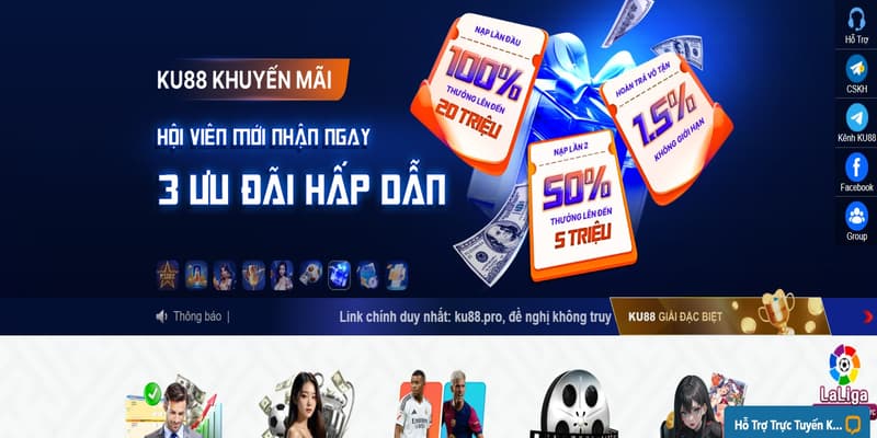 Khuyến Mãi Ku88 - Cập Nhật Ưu Đãi Mới Nhất Hiện Nay 2 khuyến mãi tại Ku88