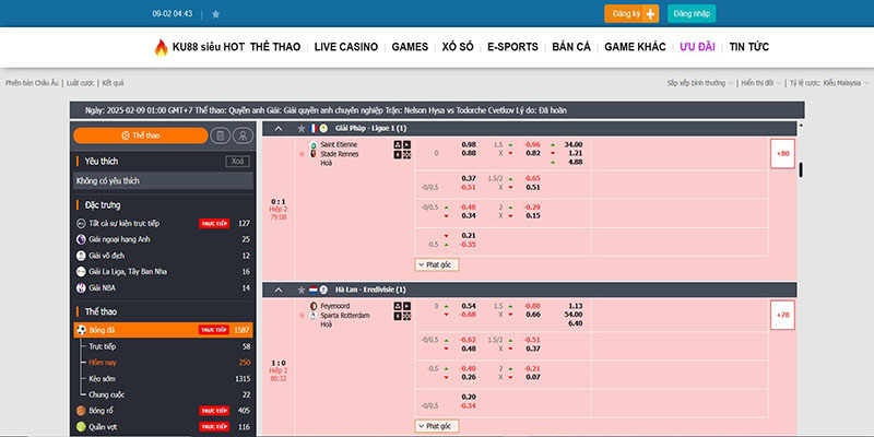 Khám Phá B-Sports Ku88 – Sảnh Cá Cược Thể Thao Hấp Dẫn 1 B-Sports Ku88